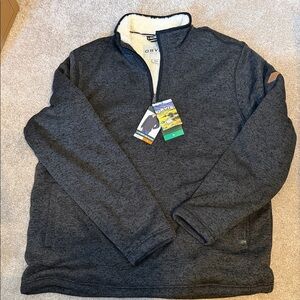 Orvis Men's Sherpa lined quarter zip
